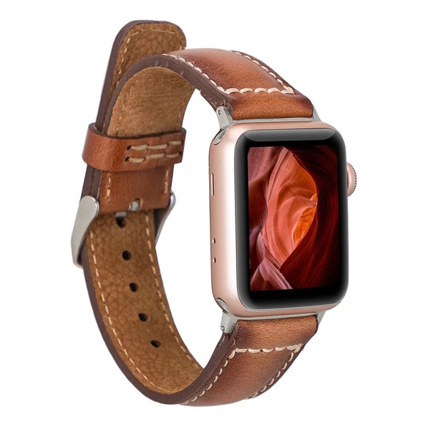 Apple Watch Uyumlu Deri Kordon Sen 38-40-41mm RST2EF