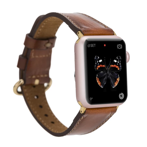 Apple Watch Uyumlu Deri Kordon 38-40-41mm ROM RST2EF