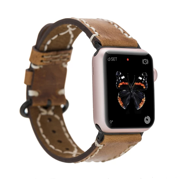 Apple Watch Uyumlu Deri Kordon 42-44-45mm DIAN V18