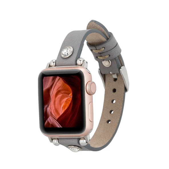 Apple Watch Uyumlu Deri Kordon Visby 38-40-41mm RST9