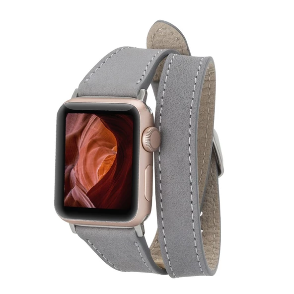 Apple Watch Uyumlu Deri Kordon 42-44-45mm Slim DTQUARST9