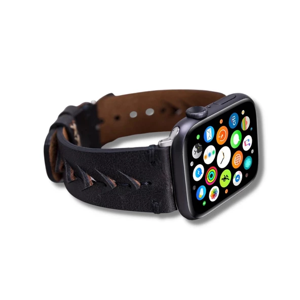 Apple Watch Uyumlu Deri Kordon 42-44-45mm TN1 Boras