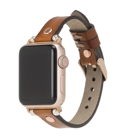 Apple Watch Uyumlu Deri Kordon 42-44-45mm RG RST2EF