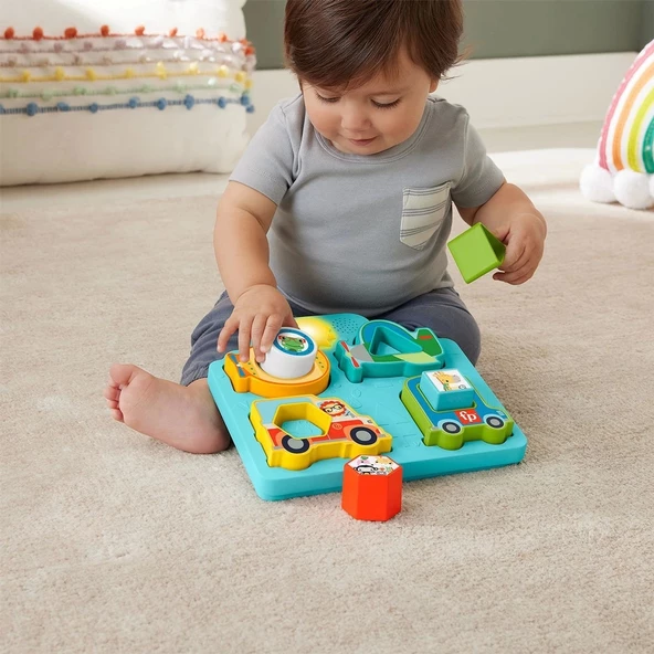 HRP31 Fisher-Price Şekiller ve Sesler Puzzle - 5