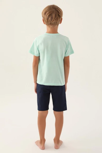 Arnetta Erkek Çocuk Nil Şortlu Pijama Takımı 2994 - Resim 3