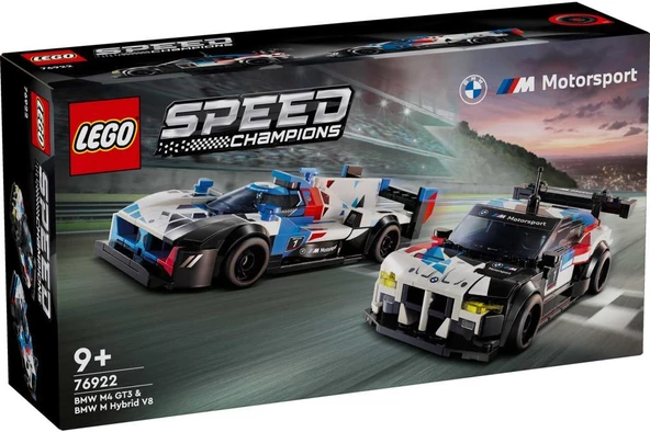 LEGO Speed Champions 76922 B M W M4 GT3 and B M W M Hybrid V8