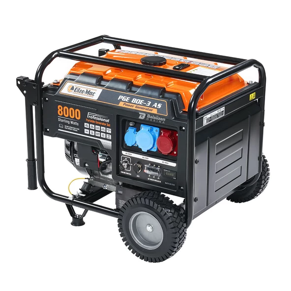 Oleomac PGE 80E-3 EUR5 Benzinli Marşlı Dual Jeneratör 8.12 kVA - 3