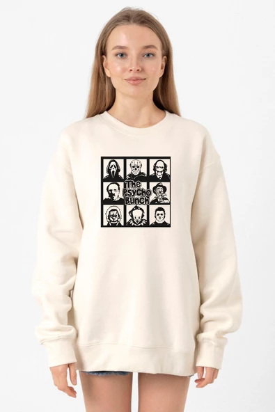 The Psycho Bunch Ekru Kadın 2ip Sweatshirt ürün görseli