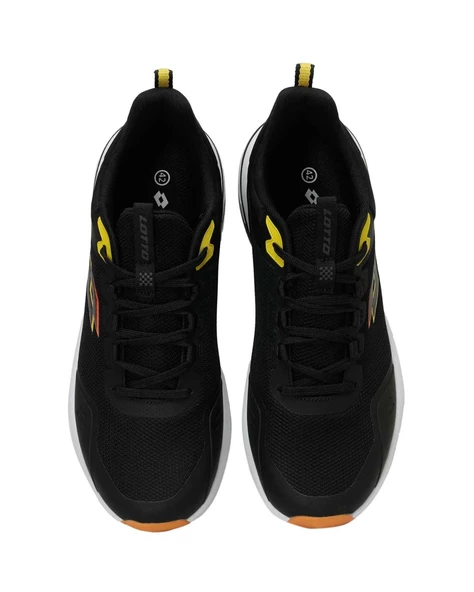 Lotto Finn 4Fx Erkek Siyah-Sarı Koşu&Antrenman Ayakkabı - 6