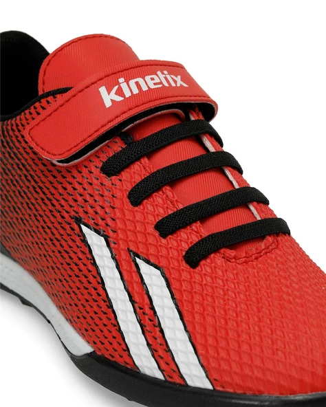 Kinetix Enta Tf 4Fx Çocuk (31-35) Kırmızı-Siyah-Beyaz Halı Saha Futbol Ayakkabı - 7