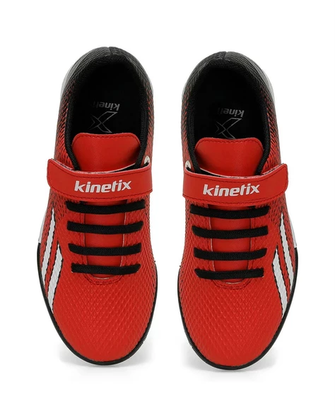 Kinetix Enta Tf 4Fx Çocuk (31-35) Kırmızı-Siyah-Beyaz Halı Saha Futbol Ayakkabı - 6