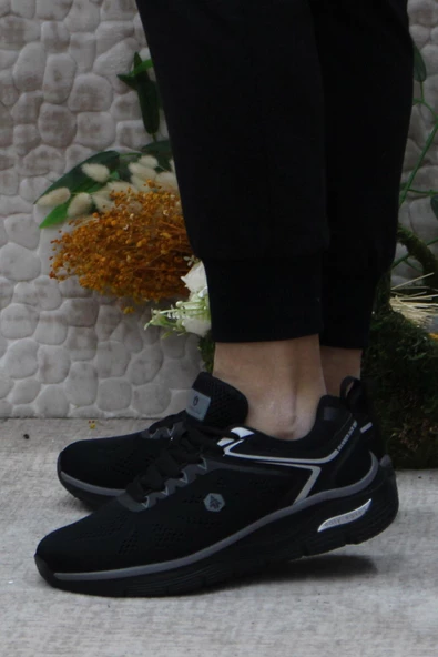 Hammer Jack 23380 M Siyah Orijinal Ürün Rahat Hafif Erkek Spor Ayakkabı - Resim 3