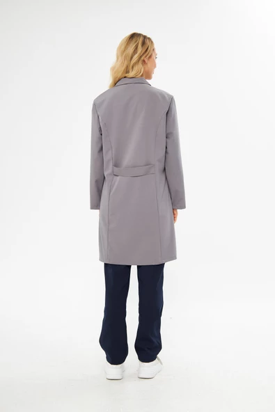 Usta Önlüğü Alpaka Bayan Gri - Resim 7