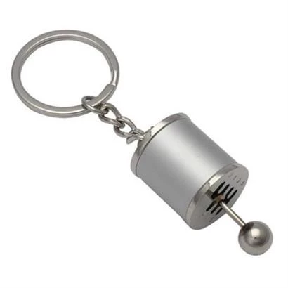 BUFFER® Hareketli Araba Vites Anahtarlık Altı Hız Manuel Vites Dişli Shifter Topuzu Metal Anahtarlık - 11