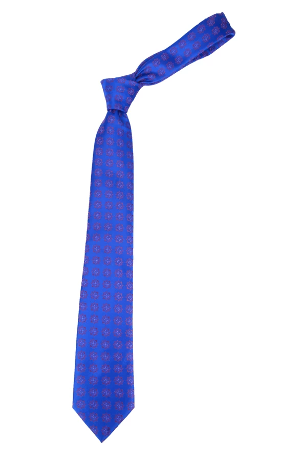 Cengiz İnler Motifli Mendilli Mikrofiber ErkekKravat - 2