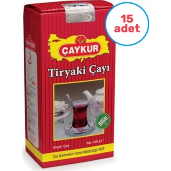 Çaykur Tiryaki Çay 500 gr 15'li Paket