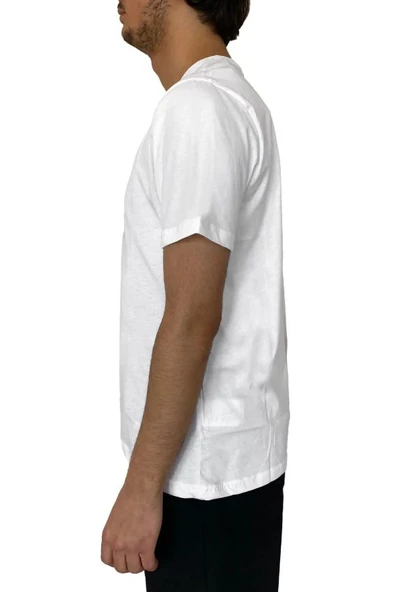 Lumberjack Bsc V Nk Tişört Beyaz M-CT106 - Resim 2