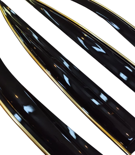 BMW F30 Gold Kromlu Cam Rüzgarlığı 2012-2018 Arası - Resim 4