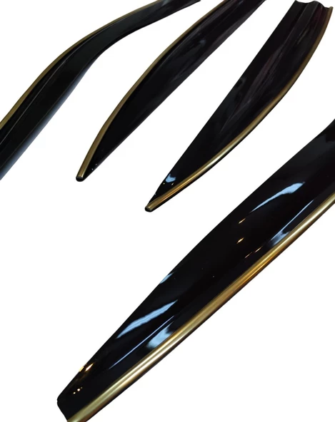 BMW F30 Gold Kromlu Cam Rüzgarlığı 2012-2018 Arası - Resim 3