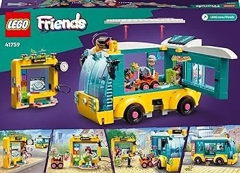 LEGO® Friends Heartlake City Otobüsü 41759-7 Yaş ve Üzeri Çocuklar için İnşa Edilebilen Otobüs, Otobüs Durağı ve 3 Karak - 3