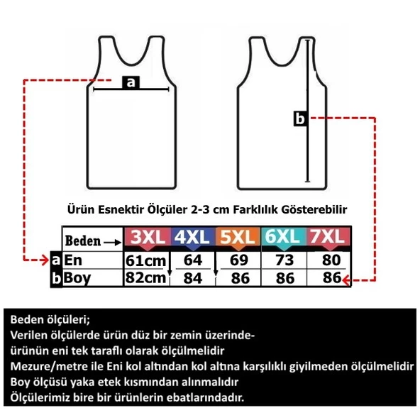 10 Adet Büyük Beden Redzone Klasik Pamuk Atlet Gri - 3