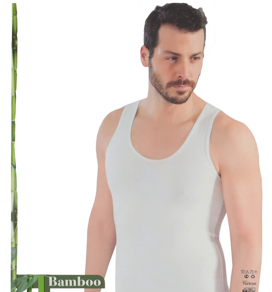 Büyük Beden Bambu Atlet Redzone Beyaz - 2