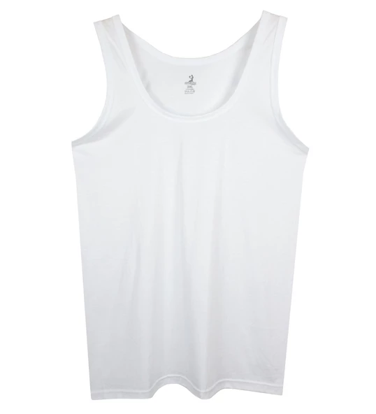 Büyük Beden Bambu Atlet Redzone Beyaz