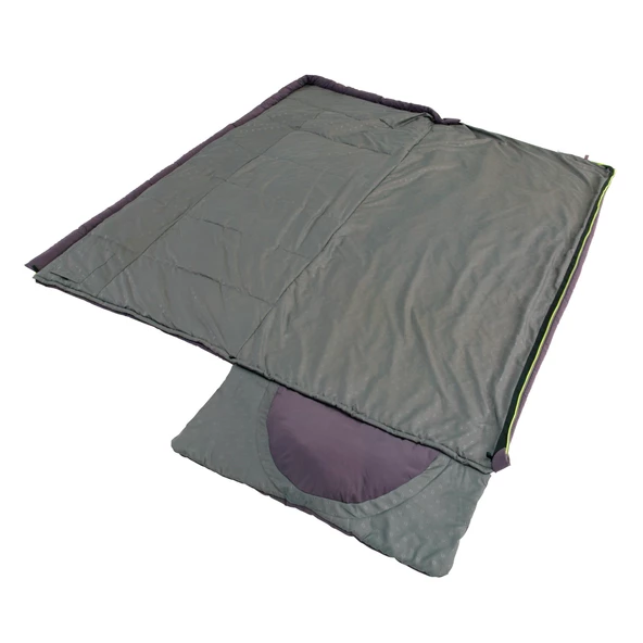 Outwell Contour Black Yazlık ve Kışlık Taraflı -13°C 1500gr Geniş Uyku Tulumu Siyah - 6