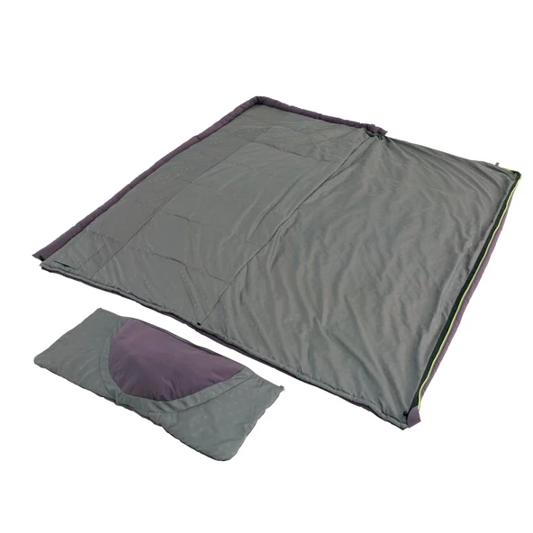 Outwell Contour Black Yazlık ve Kışlık Taraflı -13°C 1500gr Geniş Uyku Tulumu Siyah - 7
