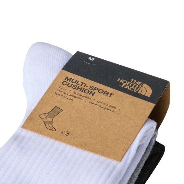 The North Face MULTI SPORT CUSH CREW SOCK 3P 3'lü Unisex Çorap NF0A882H3OW1 - 3