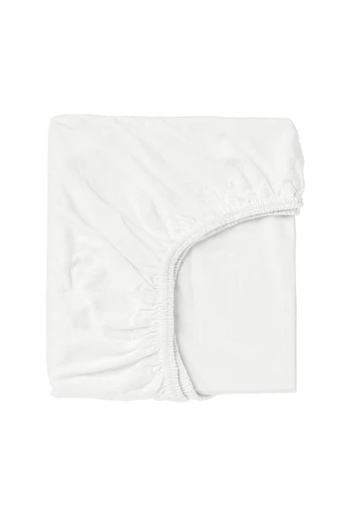 2 Adet 50 x 90 x 10 cm Anne Yanı Lastikli Penye Kumaş Bebek Çarşafı - 3
