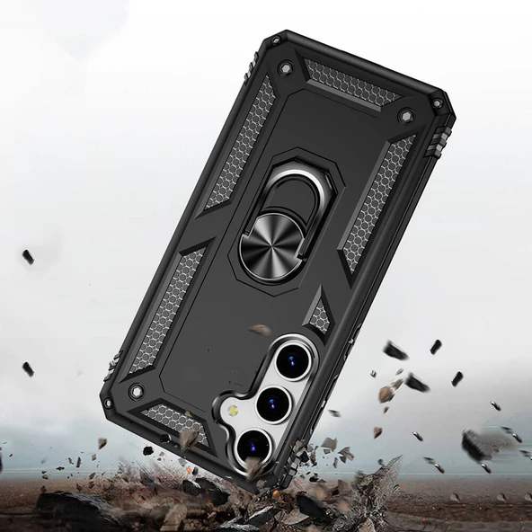 Vendas Samsung Galaxy S24 Kılıf Zore Vega Kapak - Resim 9