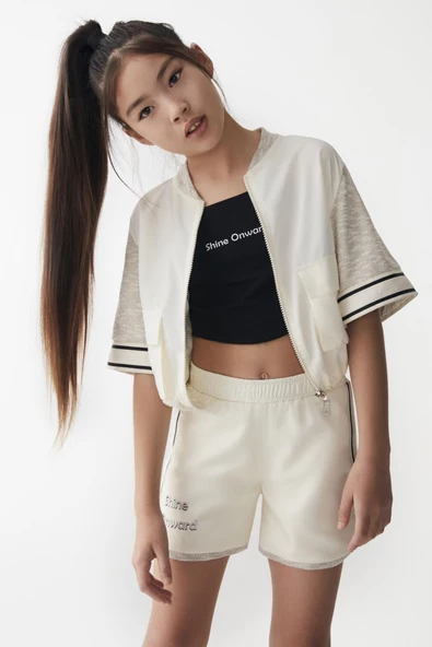 Kız Çocuk Shine Şort 56304 - Resim 4