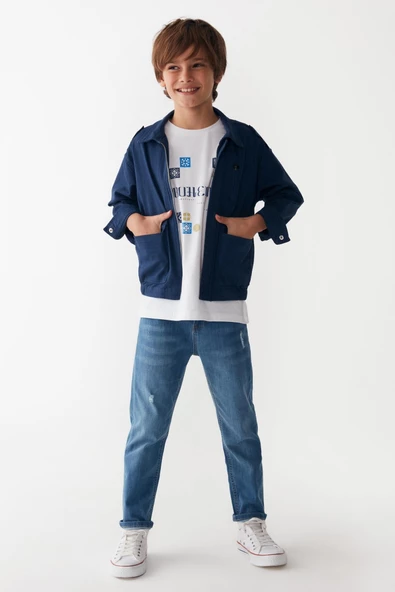 Erkek Çocuk Cepli Ceket 46703 - 12