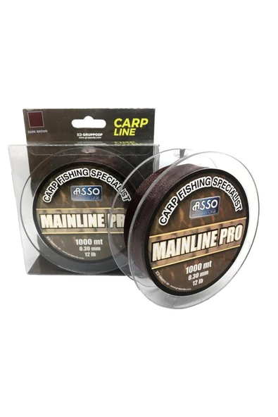 Asso Mainline Pro Special Carp Fishing Line 1.000mt Brown 0,30mm