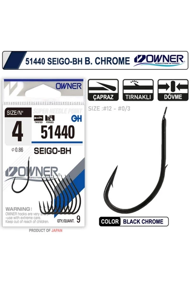 OWNER 51440 SEIGO BH BC  NO:8