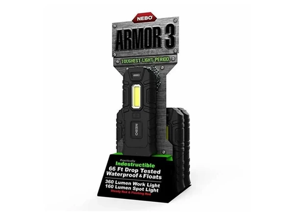 True Utility Nebo Armor 3 Fener 360 Lumen - Resim 2