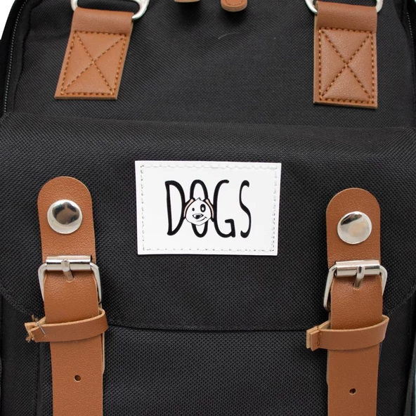 Biggdesign Dogs USB Girişli Sırt Çantası Siyah - 7