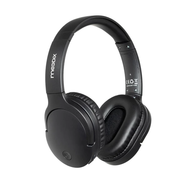 Moodix KO23BT1100B Katlanabilir Bluetooth Kulaküstü Kulaklık Siyah - 9