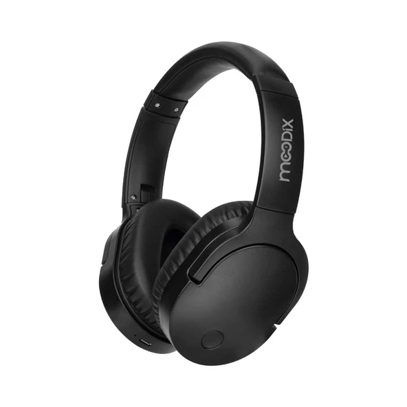 Moodix KO23BT1100B Katlanabilir Bluetooth Kulaküstü Kulaklık Siyah - 2