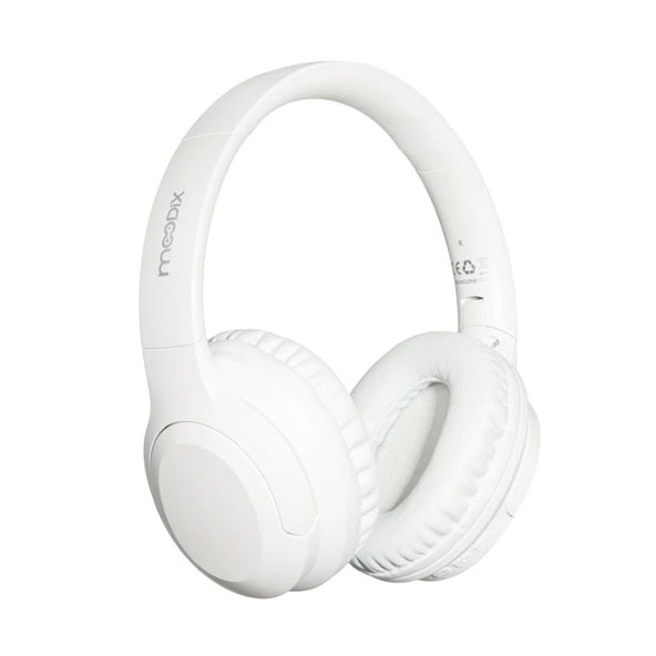 Moodix KO23NB1701 ANC Aktif Gürültü Engelleyicili Katlanabilir Bluetooth Kulaküstü Kulaklık Beyaz - 6