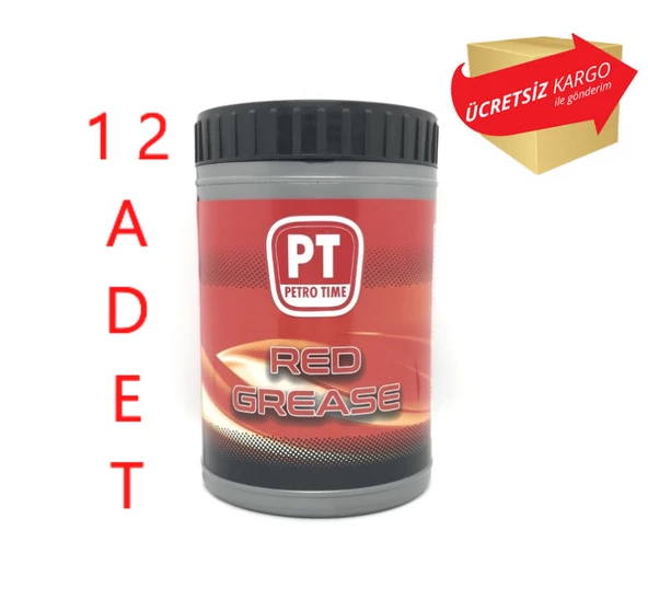 Petro Time Kırmızı Gres Yağı 1 KG 12 Adet