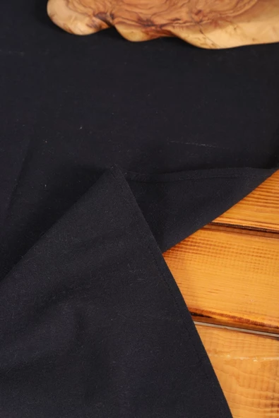 Premium Keten Siyah Püsküllü Runner Masa Örtüsü(45 x 150) - 3