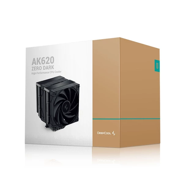 DeepCool AK620 Zero Dark 2x120mm Fanlı İşlemci Soğutucu