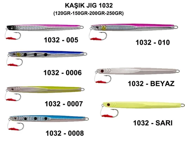 Effe 1032 Jig 150 Gr Suni Yem Maket Balık
