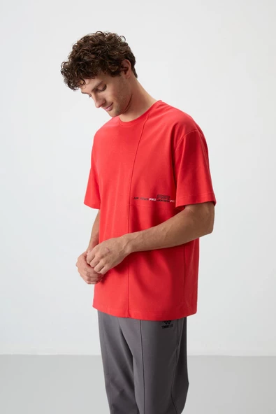 Air Jones Erkek Fiesta Oversize 0 Yaka T-shirt 88370 - Resim 2