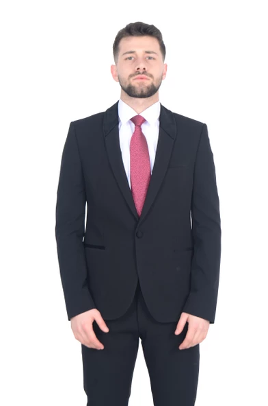 Cengiz İnler Kadife Şal Yaka  Erkek Takım Elbise - 4