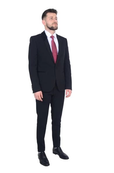 Cengiz İnler Kadife Şal Yaka  Erkek Takım Elbise