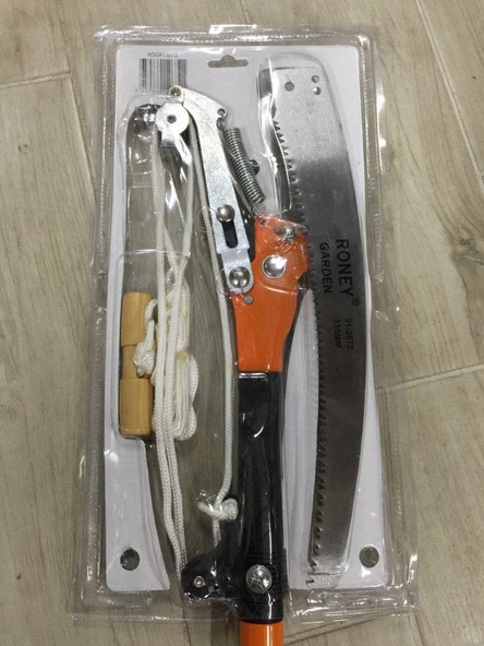 Roney 91-2672 Teleskopik Yüksek Dal Budama Makası & Testeresi Makaralı - 2