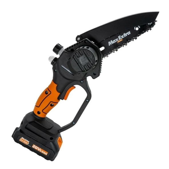 Max Extra MX 8006 Akülü Mini Testere 20 v. 2.0 ah Yağlı - Resim 2